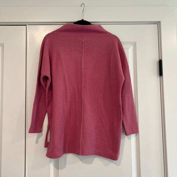 Anthropologie Women's Turtleneck Sweater Bright Pink Size XS - Picture 3 of 10